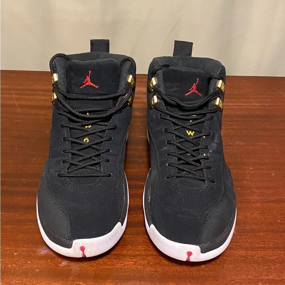 Jordan 12 Retro Reverse Taxi OG 2019 Black size 7.5